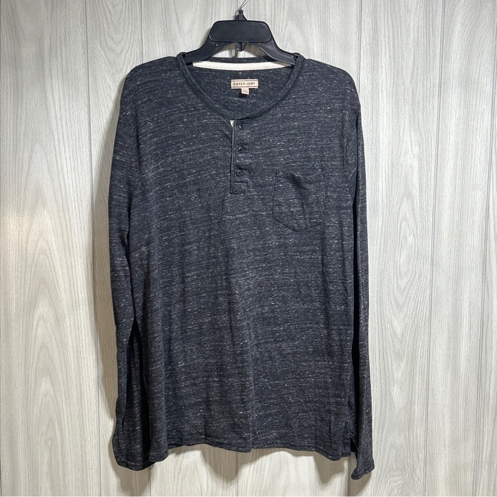 Cape Juby Men’s Gray Long Sleeve Shirt Size XL
